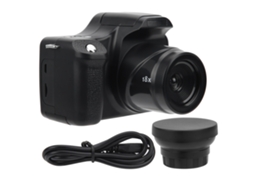 2026 câmera Digital Hd Slr com Tela Lcd de 3,0 Polegadas, Zoom 18x e Gravação de Vídeo