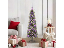 Vidaxl Árvore De Natal Artificial Verde 120 Cm Pvc, Plástico E Aço