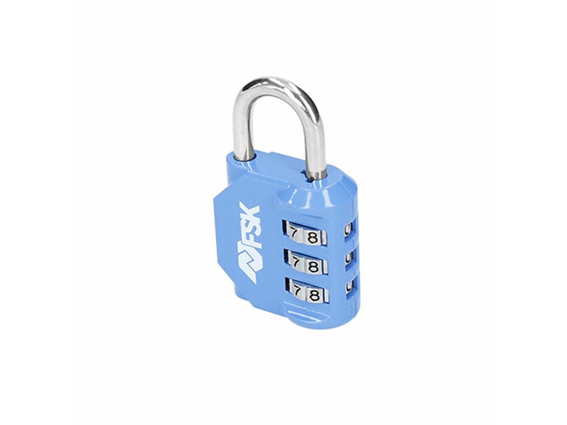 Cadeado com combinação FERRESTOCK Azul 30 mm (23 mm)