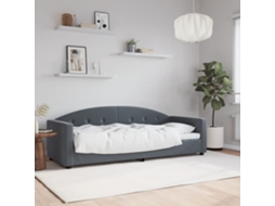Vidaxl Sofá-cama 80x200 Cm Veludo Cinzento-escuro
