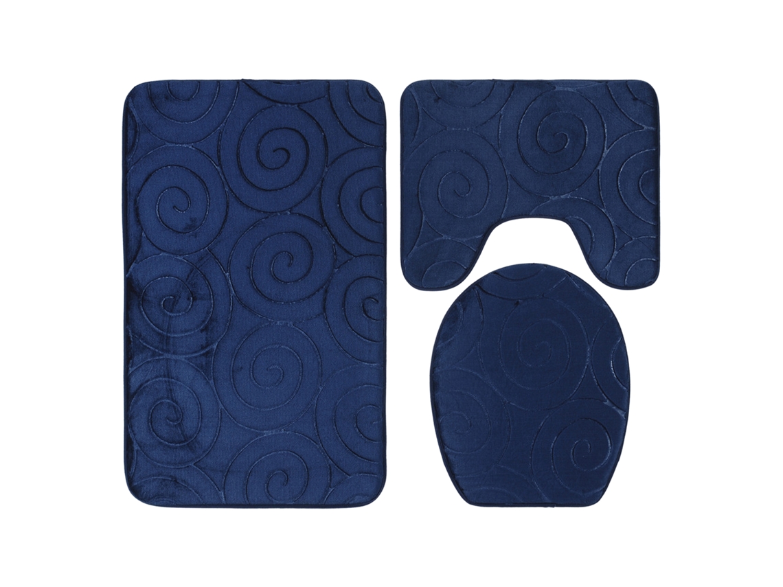 Conjunto 3 Tapetes Banheiro Macios S/MARCA