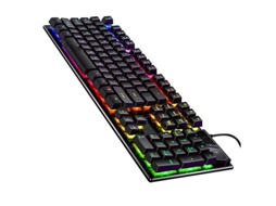 Teclado Mecânico Para Jogos Usb Com Fio 21 Pretoy F L Aquaforge