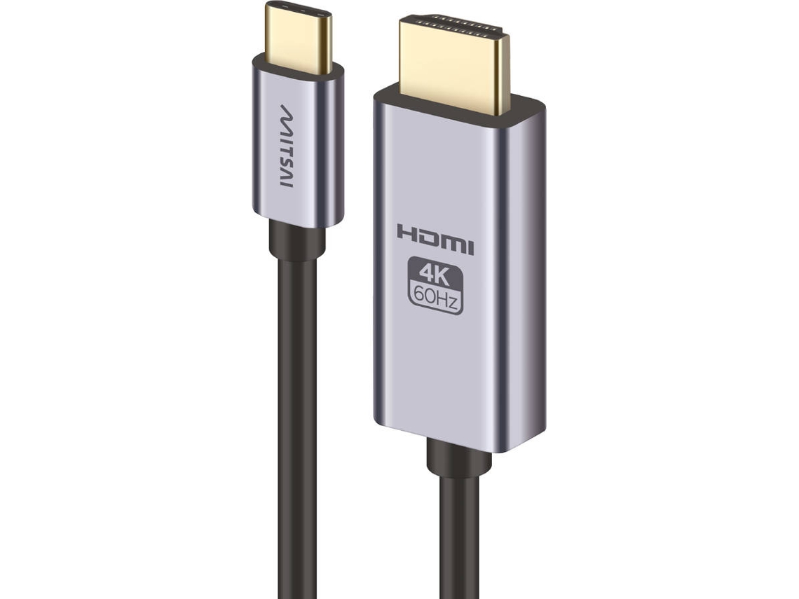 Cabo MITSAI Usb-C para HDMI (1.8M - Preto)