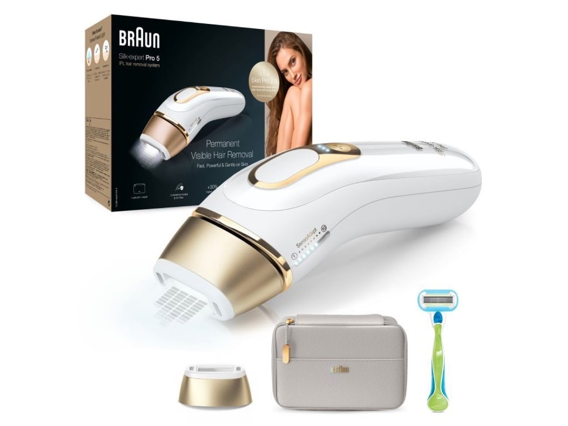 Depiladora Luz Pulsada BRAUN Silk·expert Pro 5 PL5054 (IPL - Multi