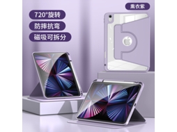 Lurelia Capa Tablet Ipad 9.7 2018/2017 Air2 Universal Acrílico/pu Roxo Lavanda Magnética Antiqueda