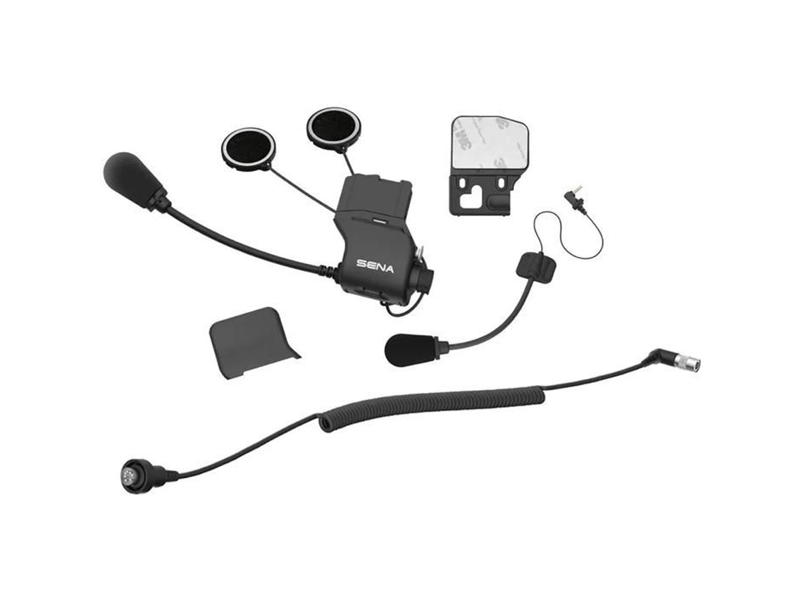 Kit de Fone de Ouvido Cb/áudio, Sena, 20s/20s Evo/30k, Compatível com Harley davidson, Alto falantes Dinâmicos, Microfone com Haste AQUAFORGE