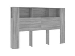 Cabeceira Sonoma Cinzento MAISON EXCLUSIVE com guarda-roupa (160x18,5x104,5 cm)