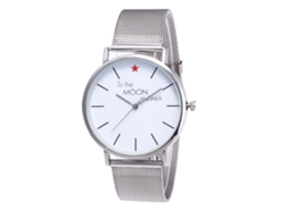 Reloj De Pulsera Analógico De Cuarzo Con Correa De Acero Zhoulianfa (plata)