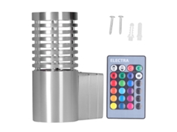 Luminária de Parede Led Rgb Colorida de 3w com Controle Remoto CHABERLU