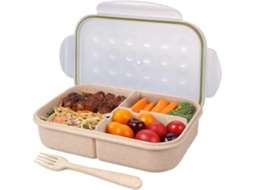 Caixa De Almoço Bento 3 Compartimentos Adultos Crianças
