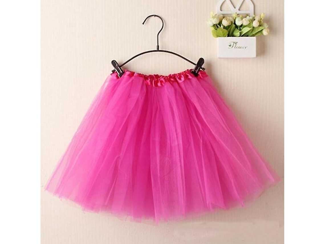 2026 falda Mini de Organza com Camadas e Renda para Mulher em Tecido Tule com Cintura Elástica de Seda
