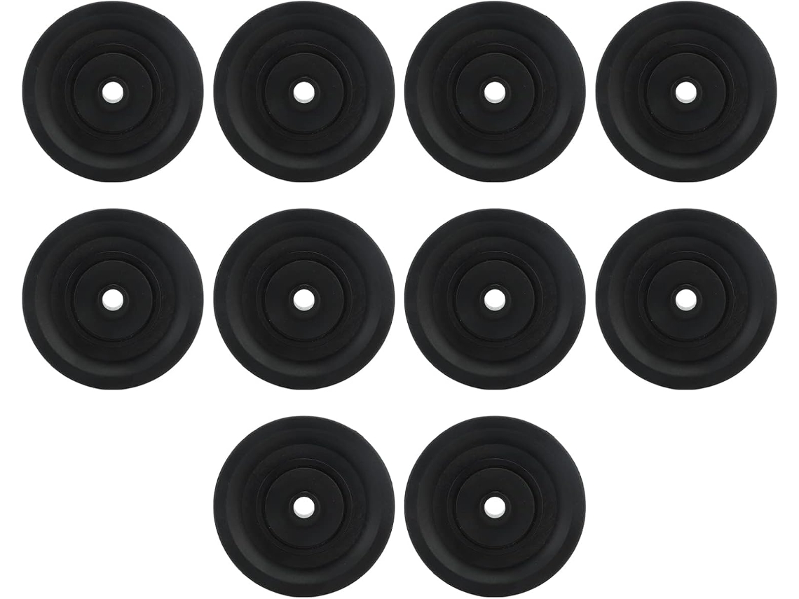 Polia Universal De Nylon 90 Mm Com Rolamento, Silenciosa E Estável,