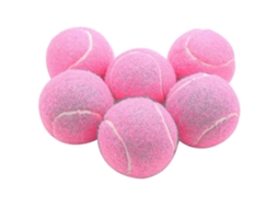 Rebe-6 Bolas De Tênis Rosa Resistentes Ao Desgaste Elásticas 66mm Para Mulheres Iniciantes A - B