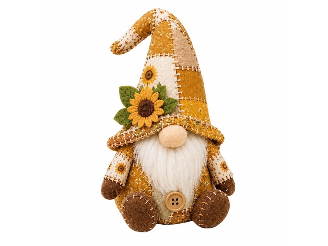 Kit De Costura E Patchwork (gnomo Girassol - Modelo 93)
