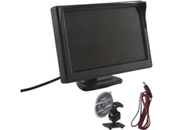 Monitor Lcd Tft Hd de 5 Polegadas com Suporte Duplo para Câmera de Ré Veicular. SFUSHOS (resolução de 800x480)