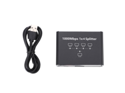 Divisor Rj45 Com Cabo Usb 1000mbps Gigabit Ethernet 1 Para 4 Para Pc Tv Console
