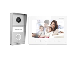 Sistema De Vídeo De Acesso Hikvision Ds Kis101 P/superfície 2 Mp 1080p Sem Fio