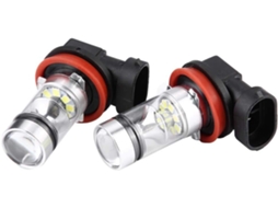 Lâmpadas Led Pongnas H8 H9 H11, 2x 100w 6000k Super Brancas Para Faróis De Carro, Kit De Faróis Neblina, Com Brilho De