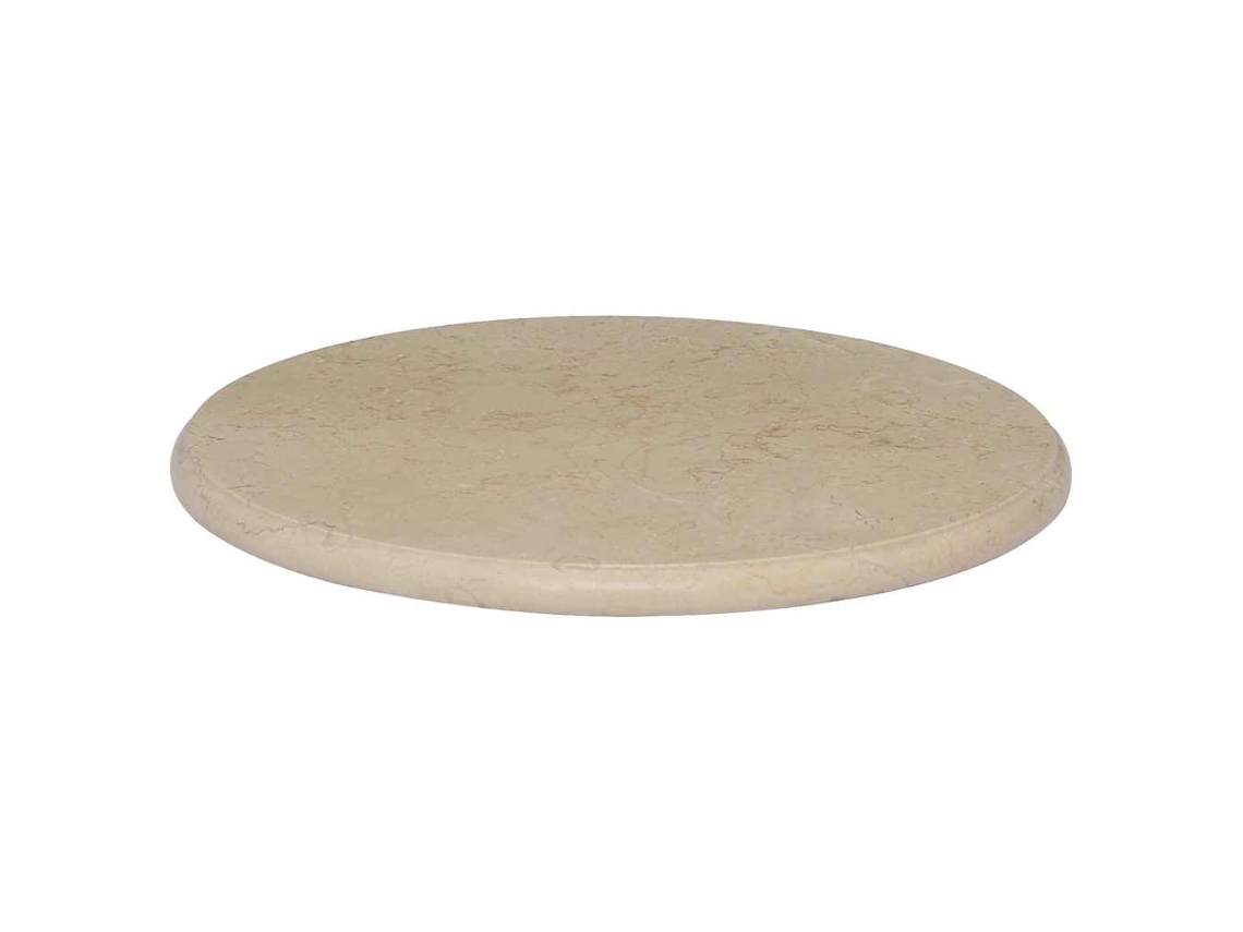 Conjunto 1 Tampo De Mesa Vidaxl Creme Mármore