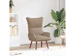 Vidaxl Poltrona Cappuccino 69 X 74 X 93 Cm Couro Artificial
