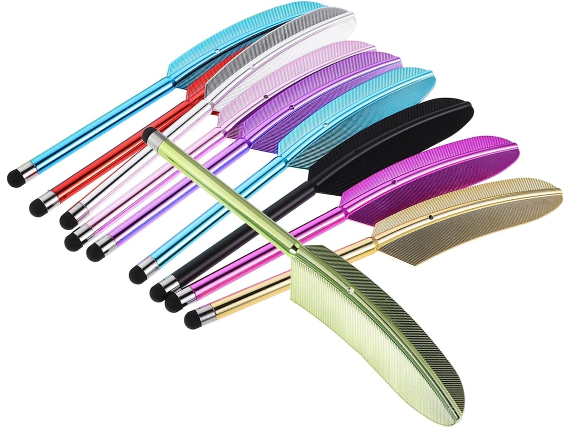 Conjunto De 10 Canetas Stylus Para Tablets, Canetas De Ponta De Disco De Precisão Compatíveis Com Ce Gokoco
