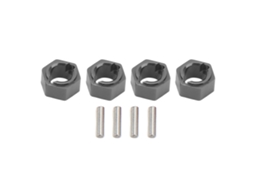 Mali parafusos Hexagonais 7mm de Liga de Alumínio Profissional Adaptador para Carro Rc Fms Fcx24 1/24 Titânio