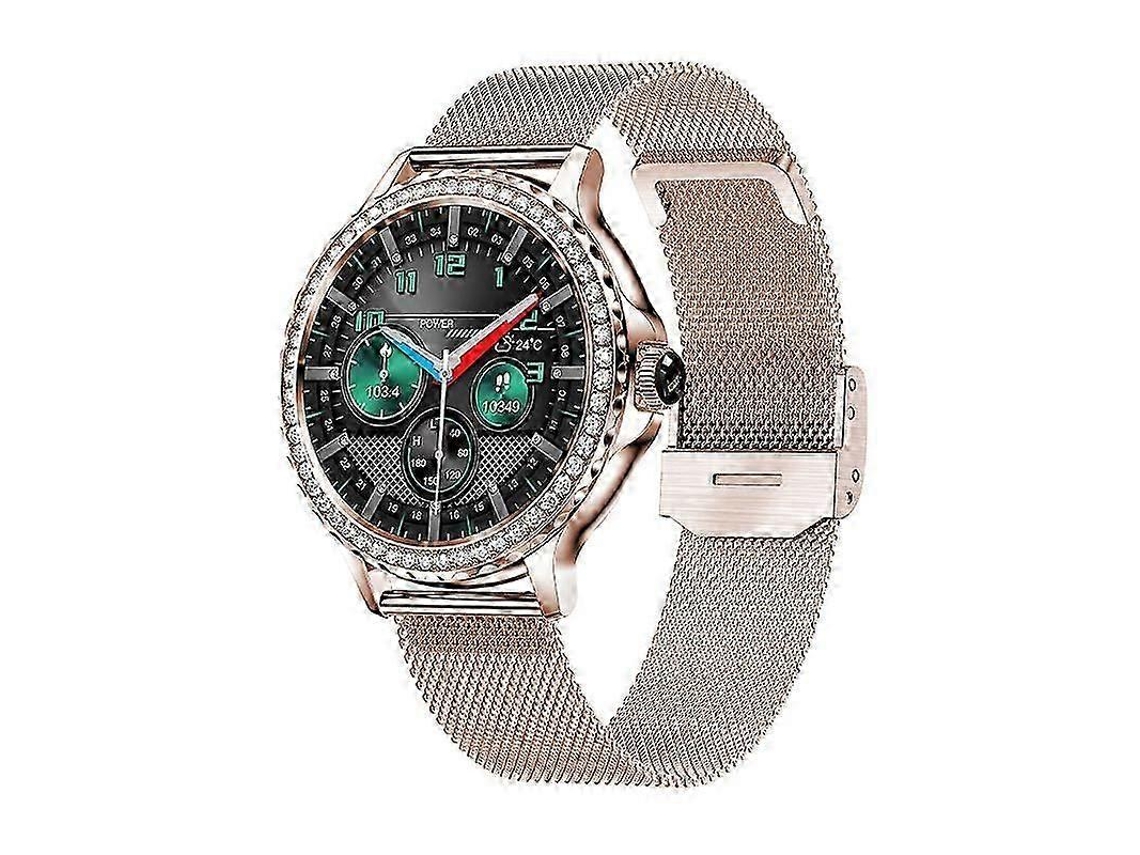 Relógio inteligente feminino Nx19 com Bluetooth, chamada, pressão arterial, oxigênio no sangue, 100 m, à prova d'água, esportivo, diamante, smartwatch Ly Ebike