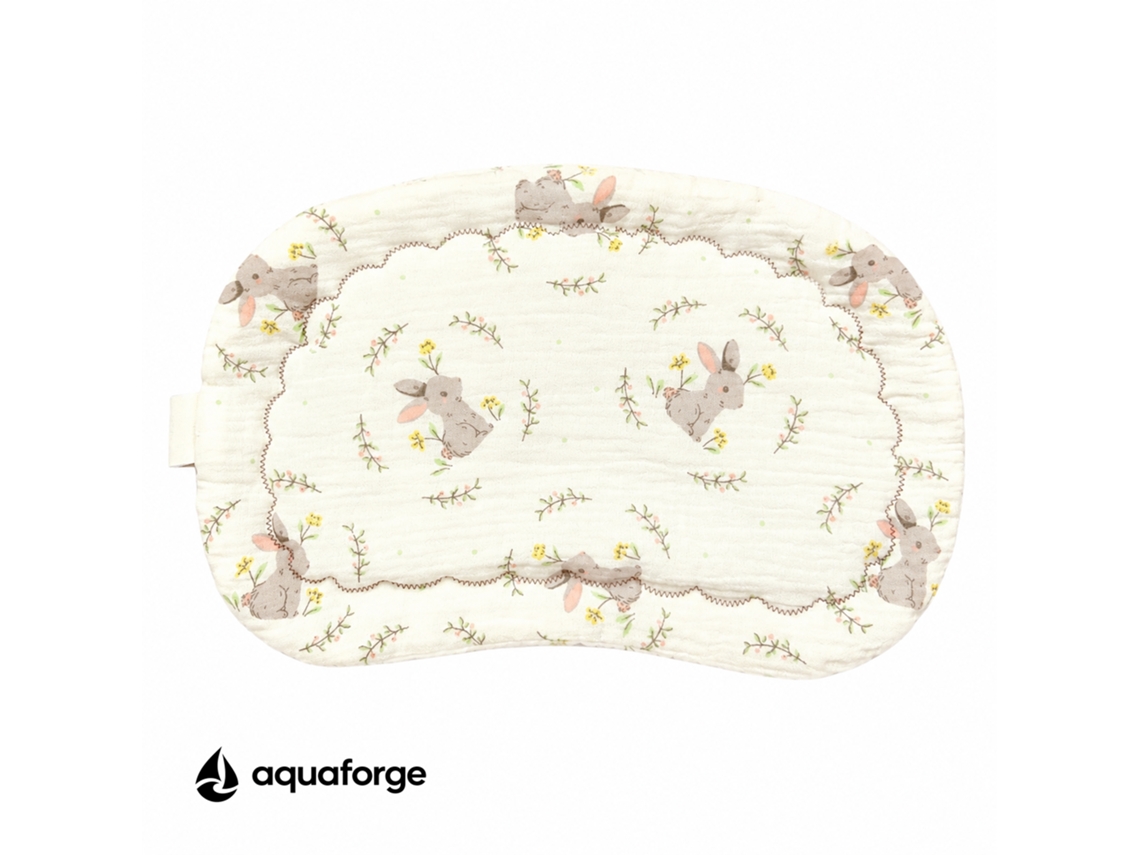 Almofada Cervical Ergonómica Algodão Respirável 25 X 40 Cm