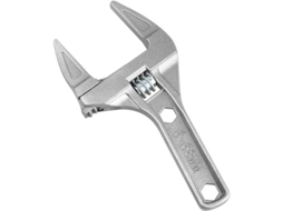 Chave Ajustável 6 a 68mm de Aço Leve para Encanamento Cabo Curto 90mm