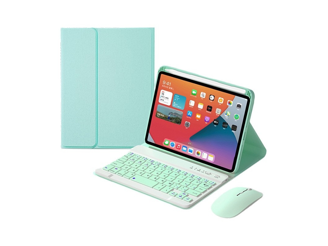 Lurelia Capa Com Teclado Bluetooth Para Ipad Mini7 Com Rato