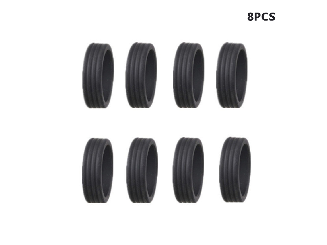 Conjunto de 8 Rodinhas de Silicone para Mala BRILVIBERA