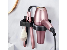 Suporte Para Secador De Cabelo, E Chapinha Banheiro, Sem Necessidade Furar, Montagem Autoadesiva/com Parafusos, Cabelo Parede