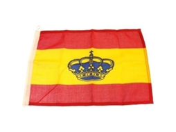 Bandeira Espanhola com Brasão Colorido 100 X 150 Cmgoldenship