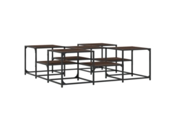 Mesa de Centro Carvalho Castanho MAISON EXCLUSIVE 121x121x40 cm