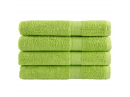 Towel, Towels Vidaxl Verde Algodão (100 X 200 Cm)