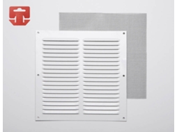Grelha Anti-Mosquito Aluminio FEPRE 0.6 Branco Lacado 200X200Mm (G)