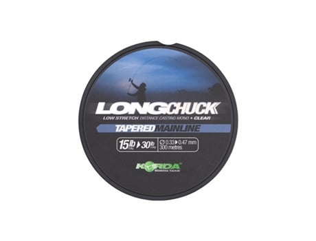 Pacote de 6 Nylons KORDA Longchuck Tapered Mainline