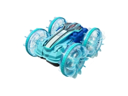 Carro barco Ats Rc com sensor de gestos, 4x4, à prova d'água, luzes led, brinquedo para meninos e meninas praia piscina