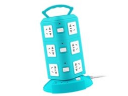 Laxiscreed Torre De Extensão Multi-funções Com Proteção Sobrecarga E Portas Usb