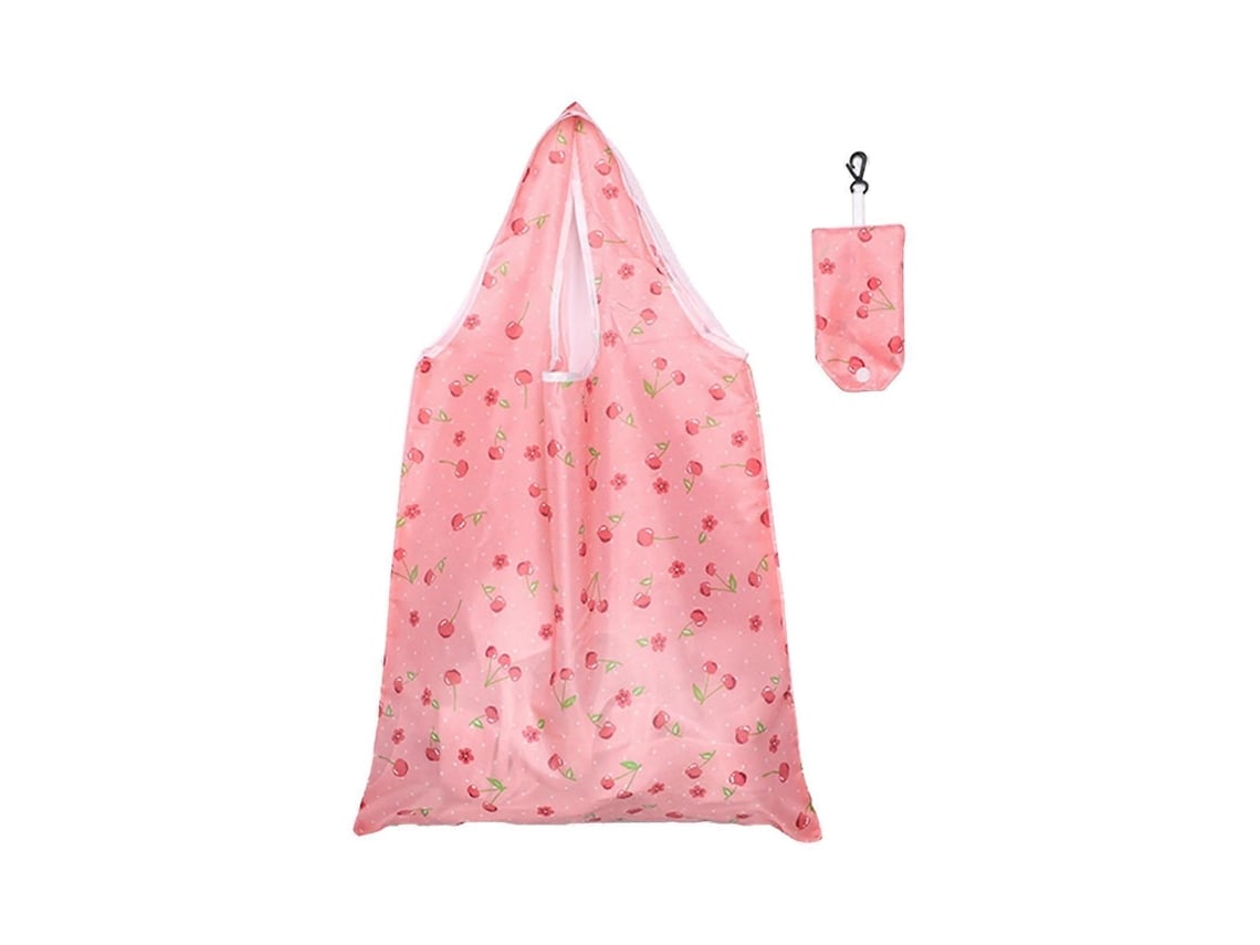 Sacola Reutilizável Feminina para Compras, Viagens, Dobrável, em Poliéster, Portátil. GOKOCO