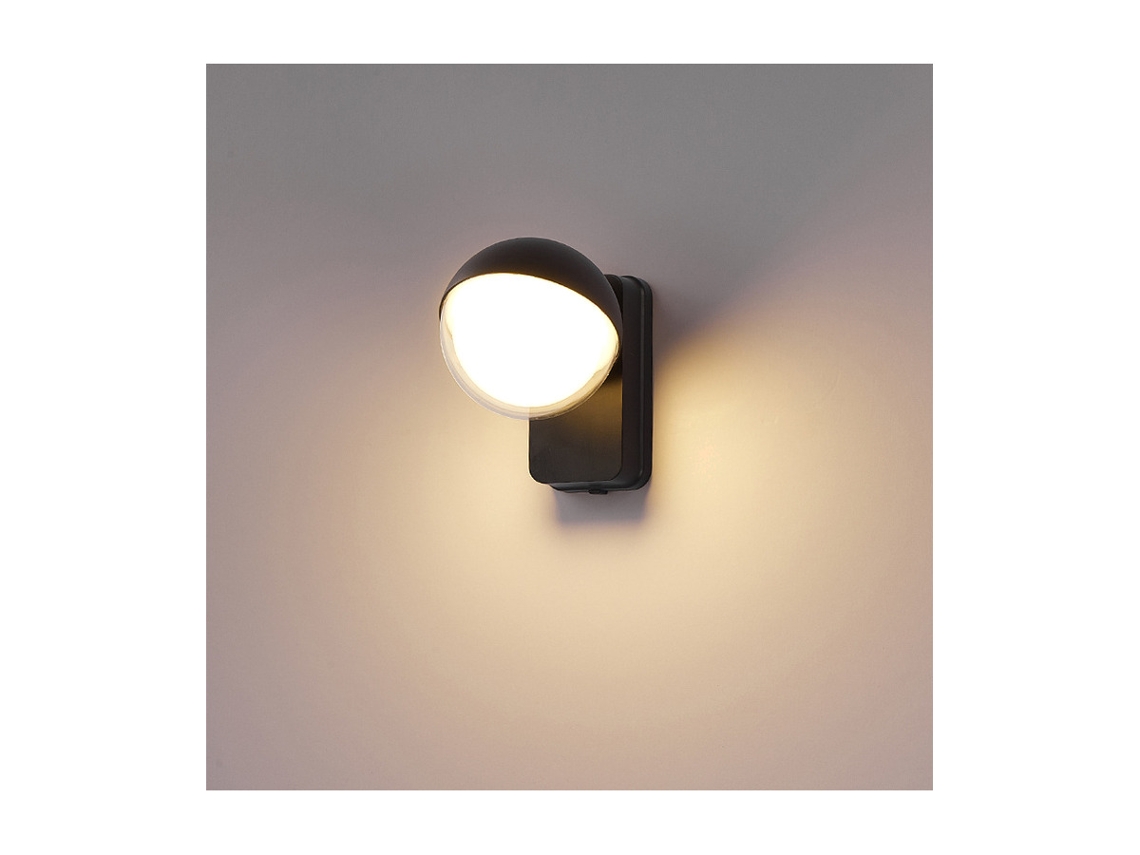 Candeeiro De Parede Exterior Rodavel Com Sensor 12w