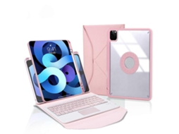Capa de couro Webake Z11b A para iPad Pro 11 2021/2020/2018 com touchpad e teclado Bluetooth