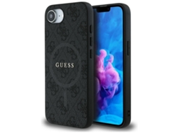 Capa Guess Ring Classic Logo Para Iphone 16e Para Magsafe Com Magnético