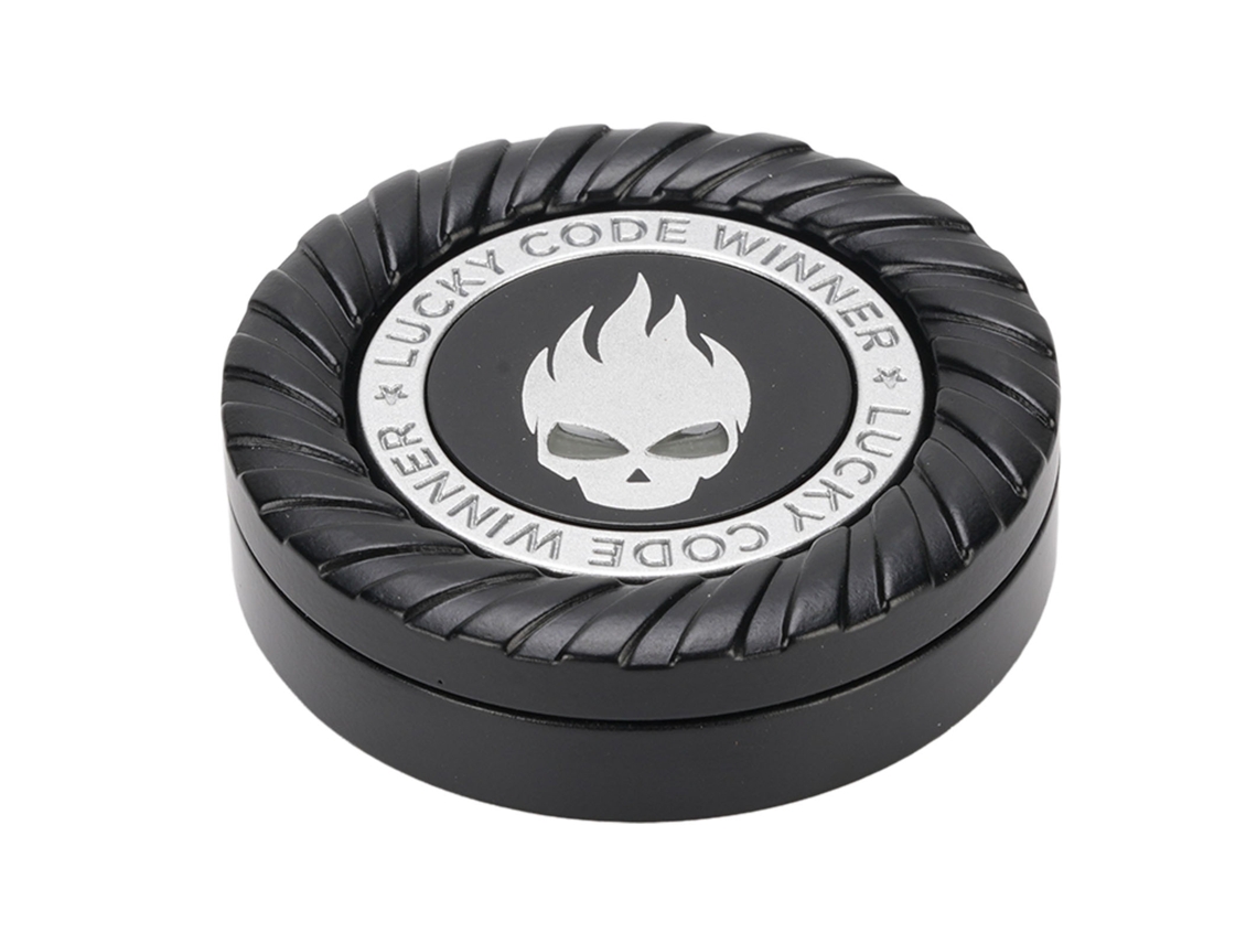 Primerox giroscópio de Ponta Dos Dedos Metal Anti estresse Brinquedo Rotativo Pressão Preto