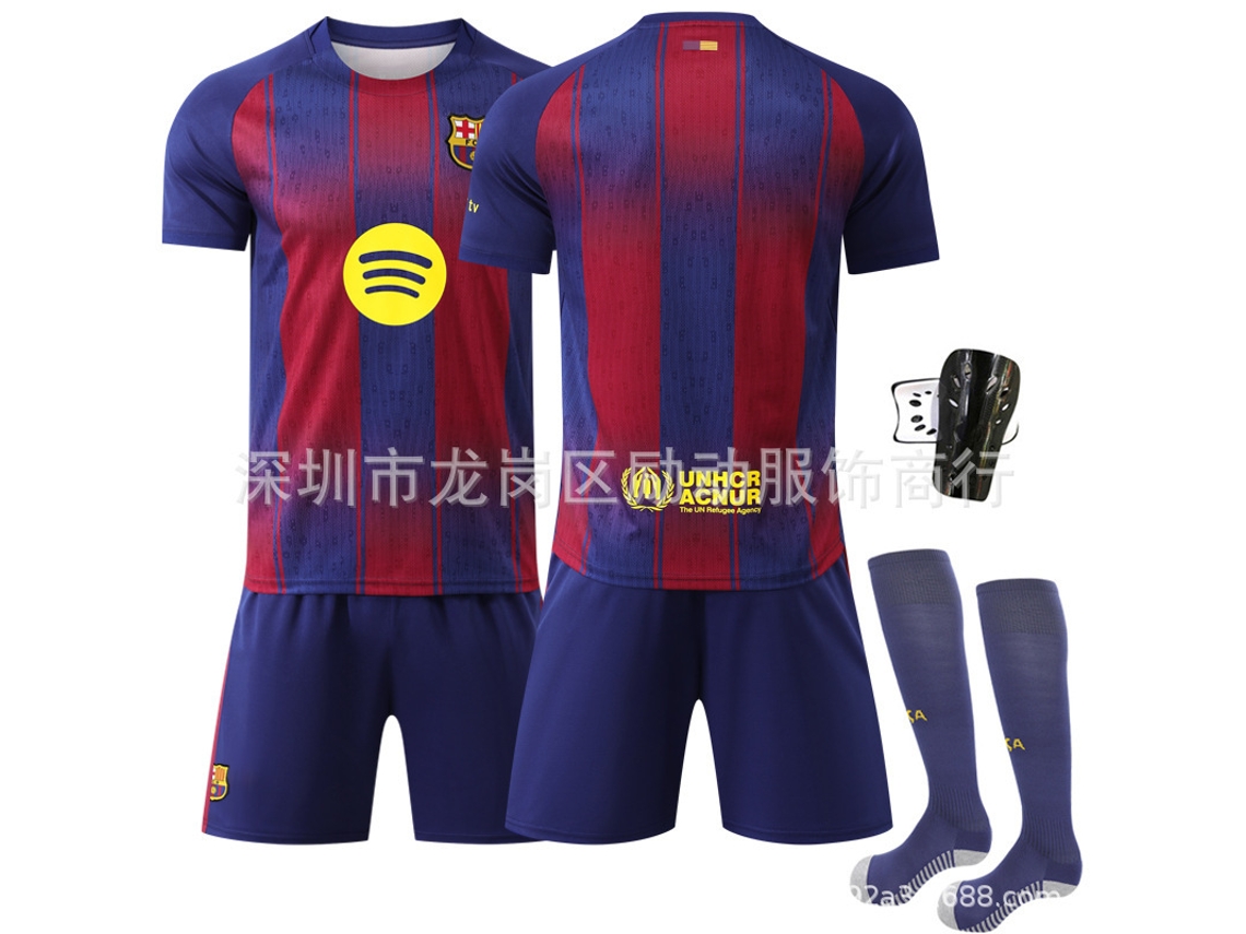 Camisa Do Barcelona 2526 Edição Liga Dos Campeões (versão Não Oficial) Personalizável 100 (90cm-100cm)