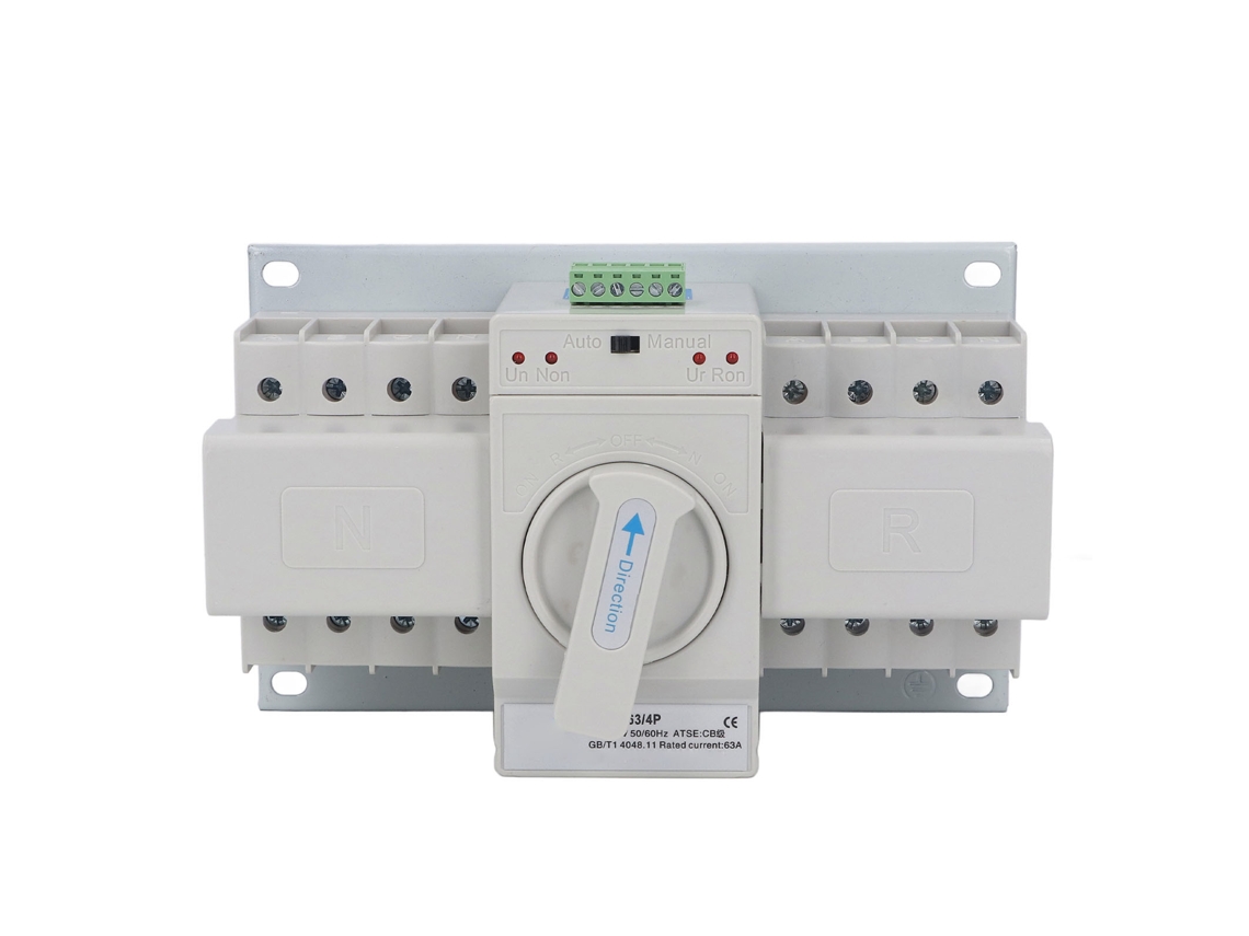 Interruptor de Transferência Automática de Doble Potência Ats Cb para Gerador Pequeno 50hz 60hz 400v