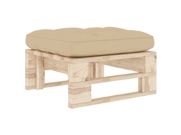 Pallet Ottoman, Pallet Ottomans Vidaxl Bege Madeira De Pinho (n/a)