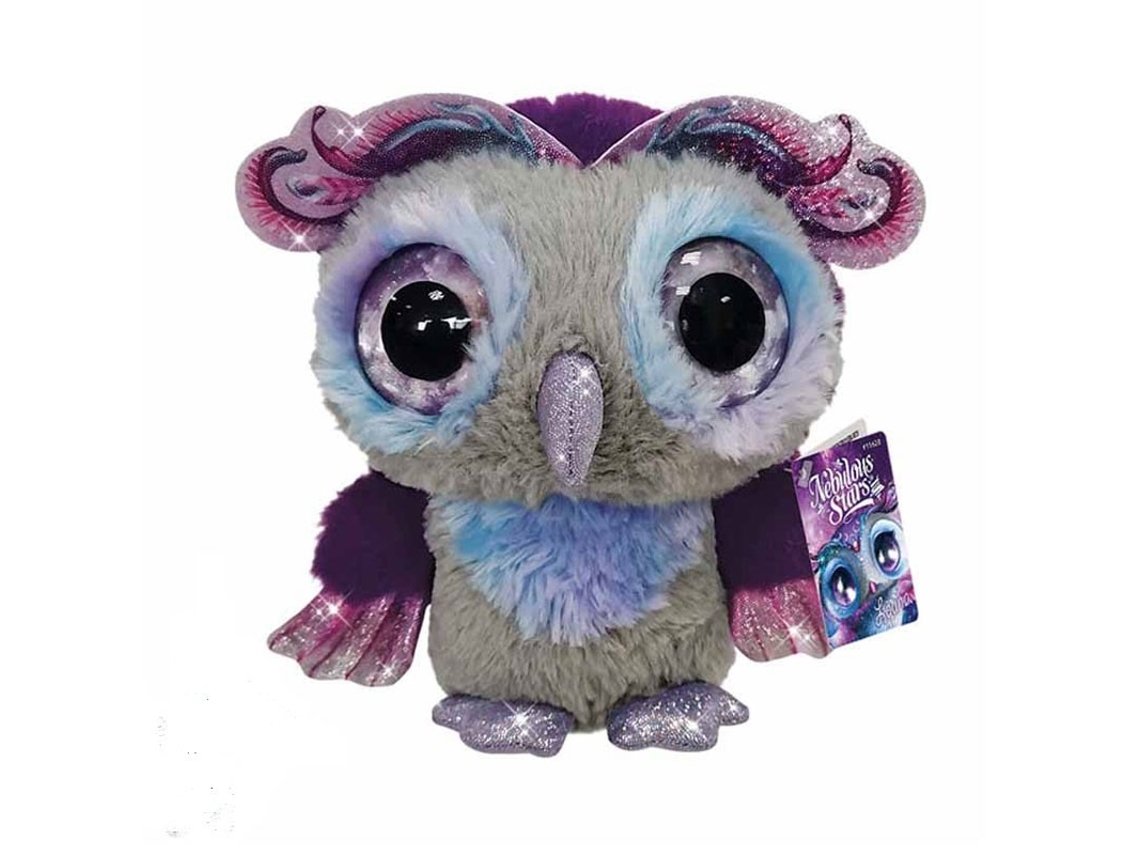 Peluche Louna Con Plumaje De Color Purpura Y Tacto Suave De 20 Cm P22