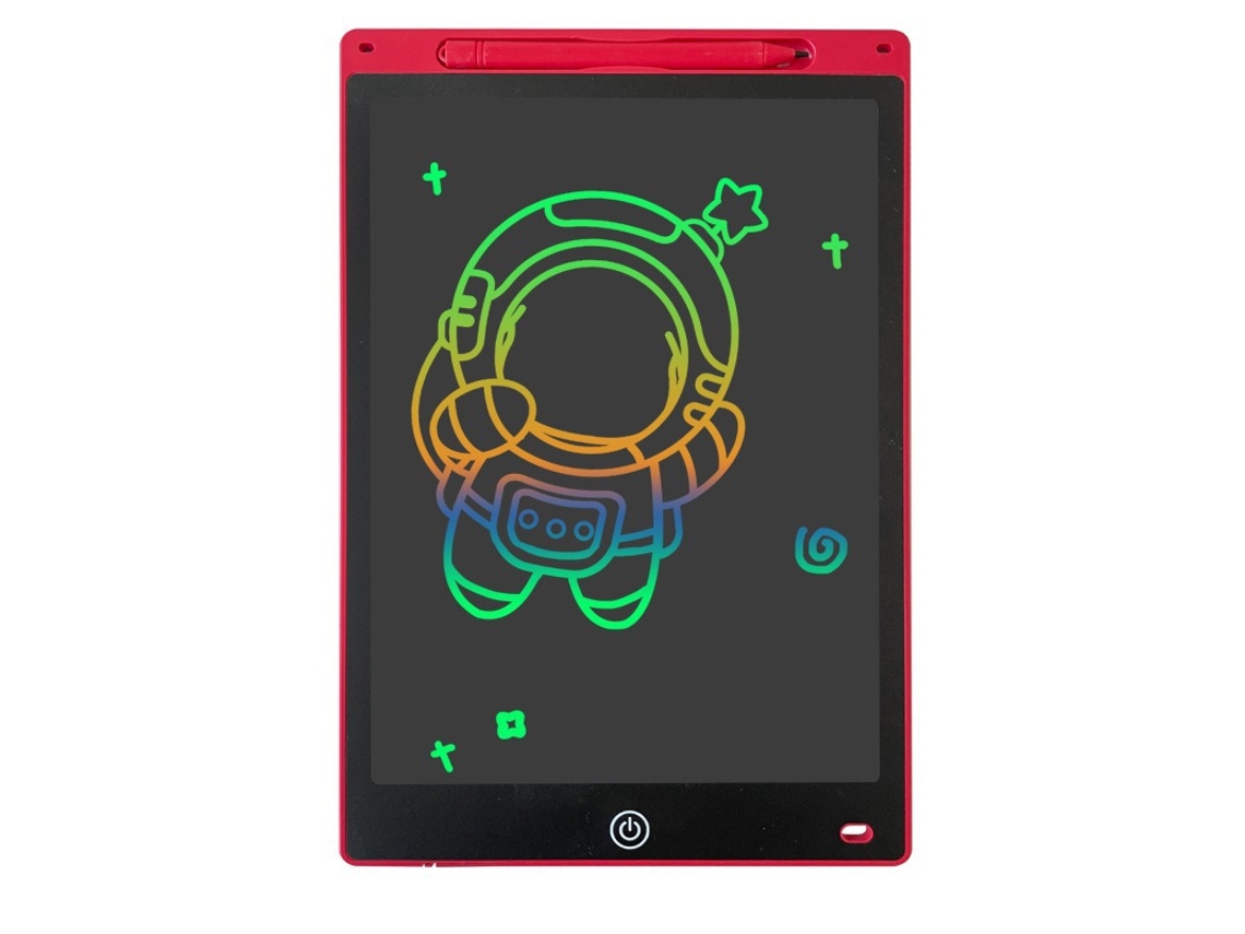 Tablet Eletrônico Lcd para Escrita À Mãoprancheta de Desenho + Pincel Grosso Bordô de 30 Cm com Caixa de Presente CHENNNLS