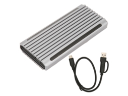 Enclosure Para Ssd Nvme M.2 10gbps Tipo C Usb 3.1 Rgb De Alumínio Para 2230-2280